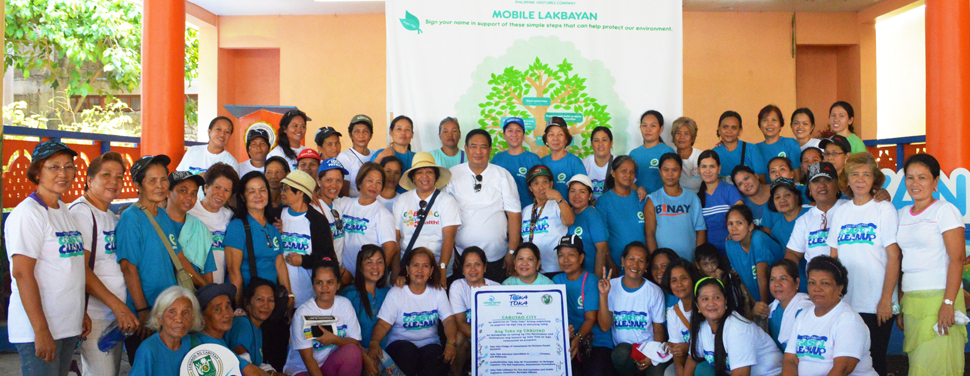 Simple Acts for the Environment. Residents of  Brgy. Marinig, Cabuyao, Laguna supports Laguna Water’s call to protect and preserve the environment, especially the water systems  found in their areas.